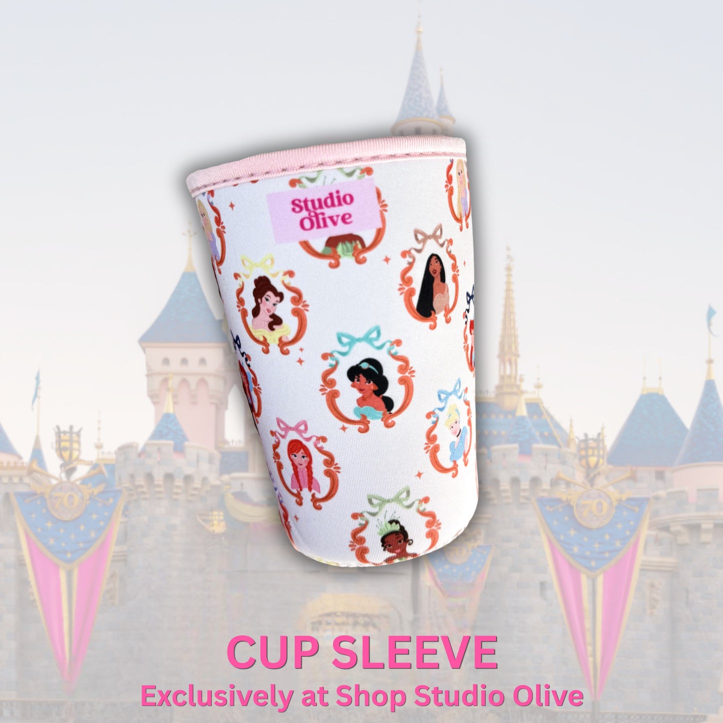 Princess Drink Sleeve - Exclusive Design - Ready to Ship
