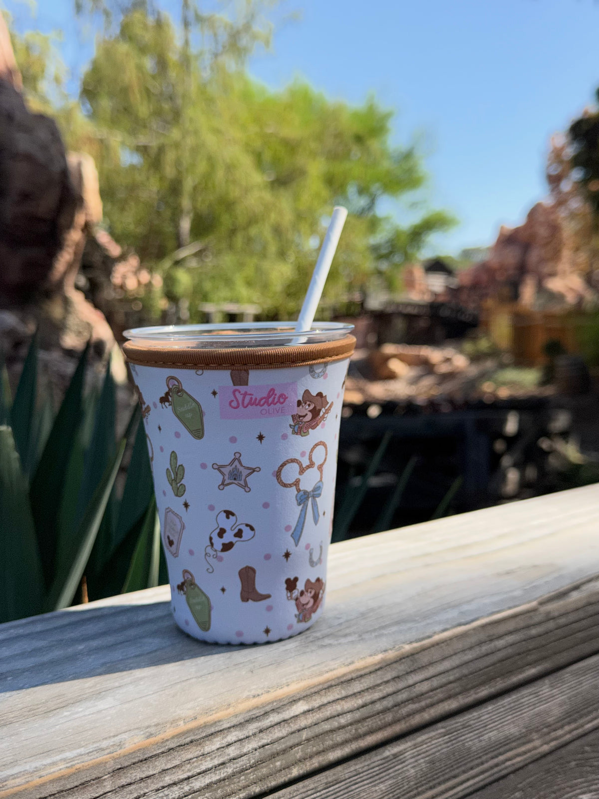 Mickey Frontierland Western Drink Sleeve - Exclusive to Studio Olive