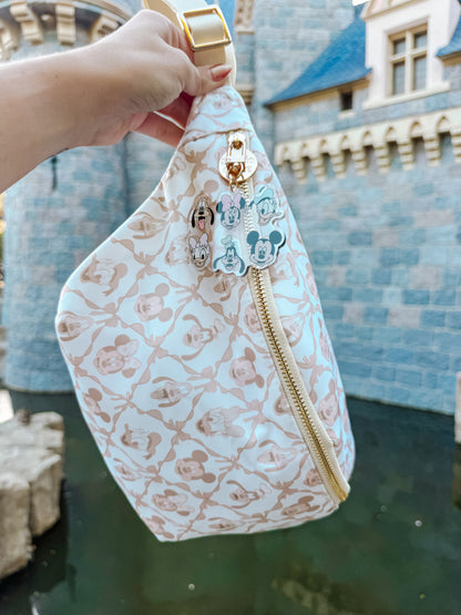 Neutral Girly Characters XL Belt Bag