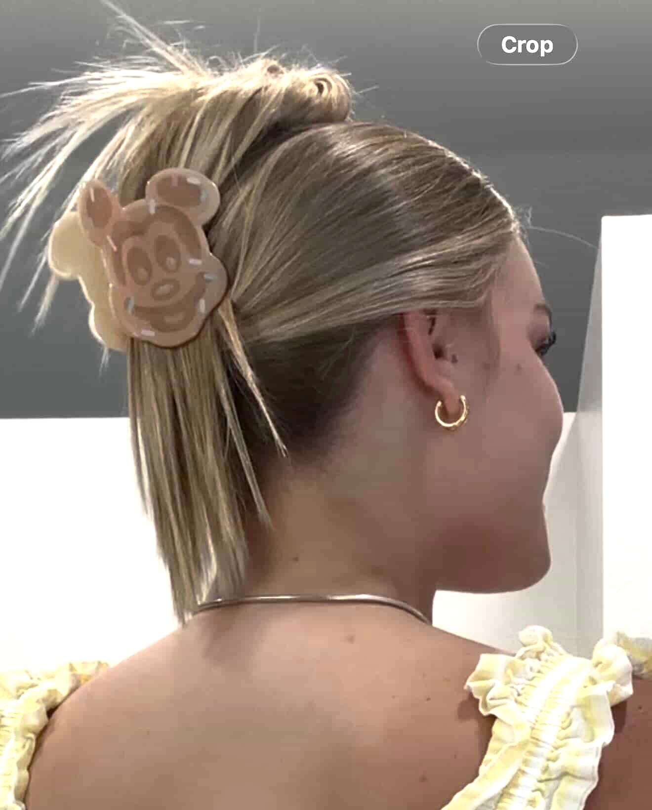 Mouse Waffles Claw Clip Hair Clip