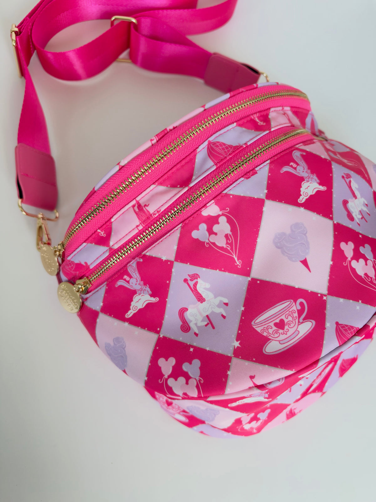 Fantasyland Double Zipper Crossbody Bag- Exclusive to Studio Olive