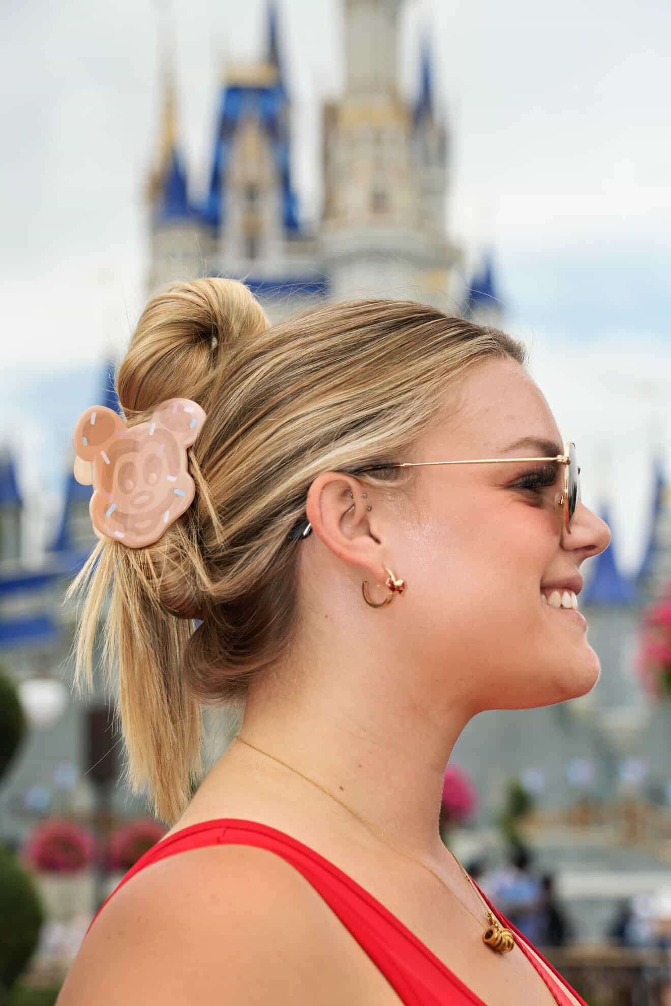 Mouse Waffles Claw Clip Hair Clip