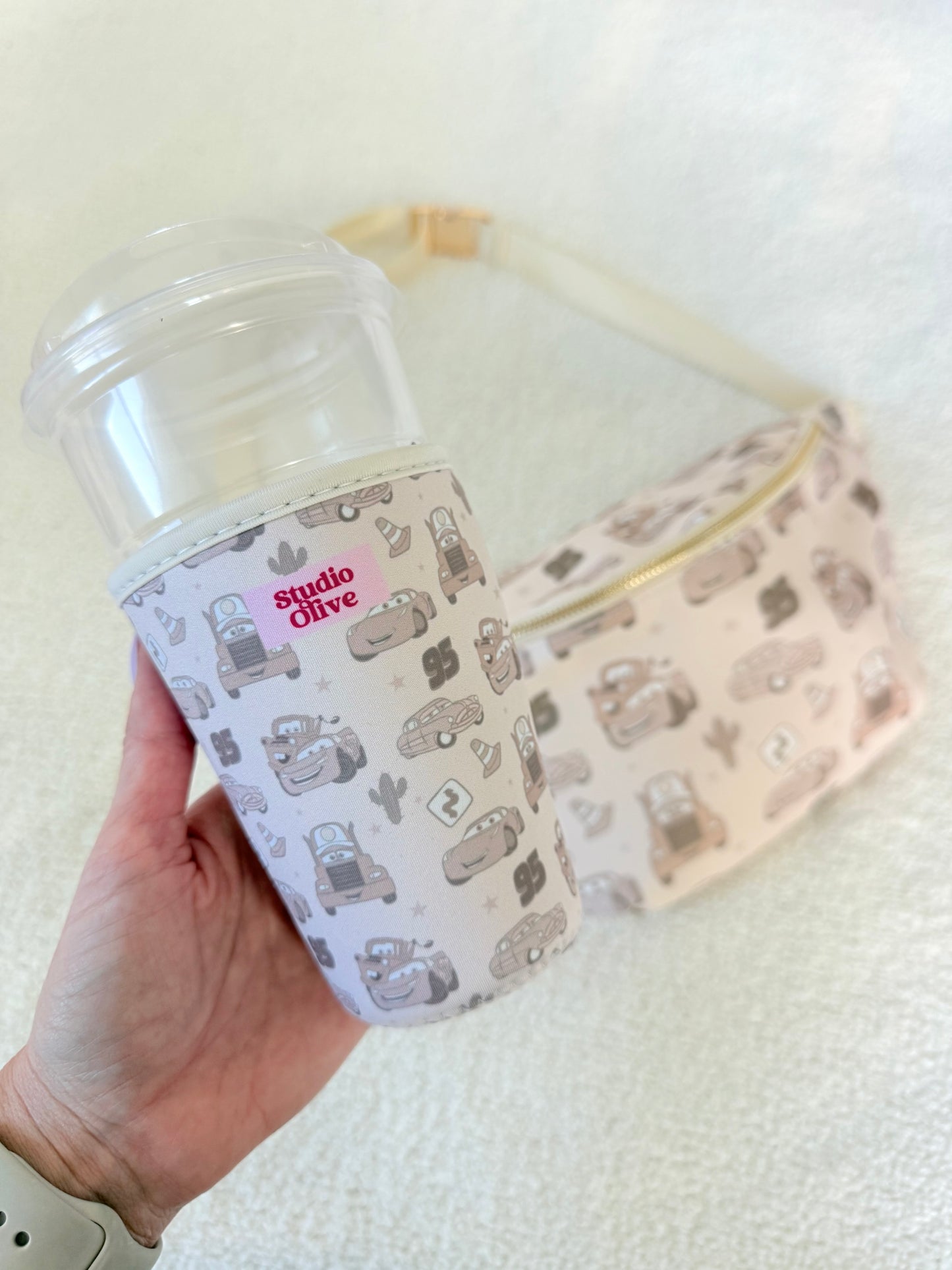 Neutral Cars Drink Sleeve