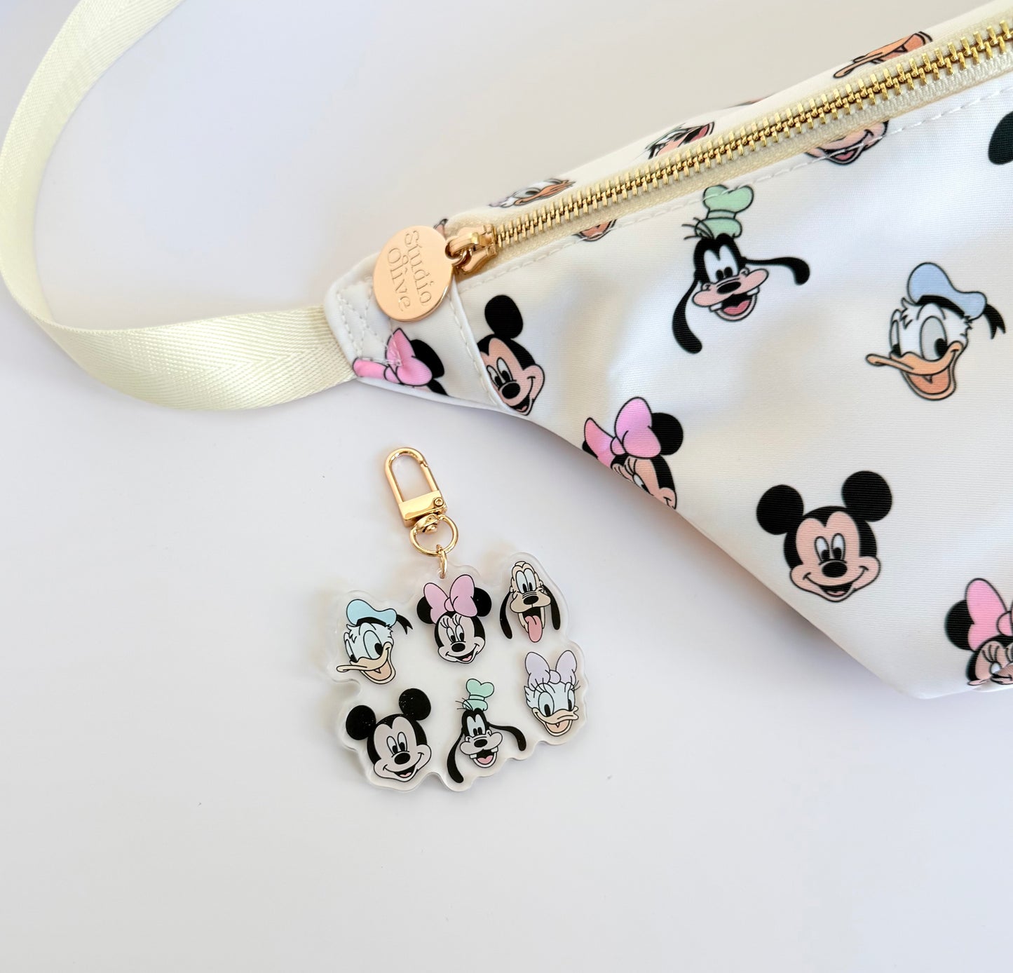 Sensational Six Friends Acrylic Bag Charm Keychain