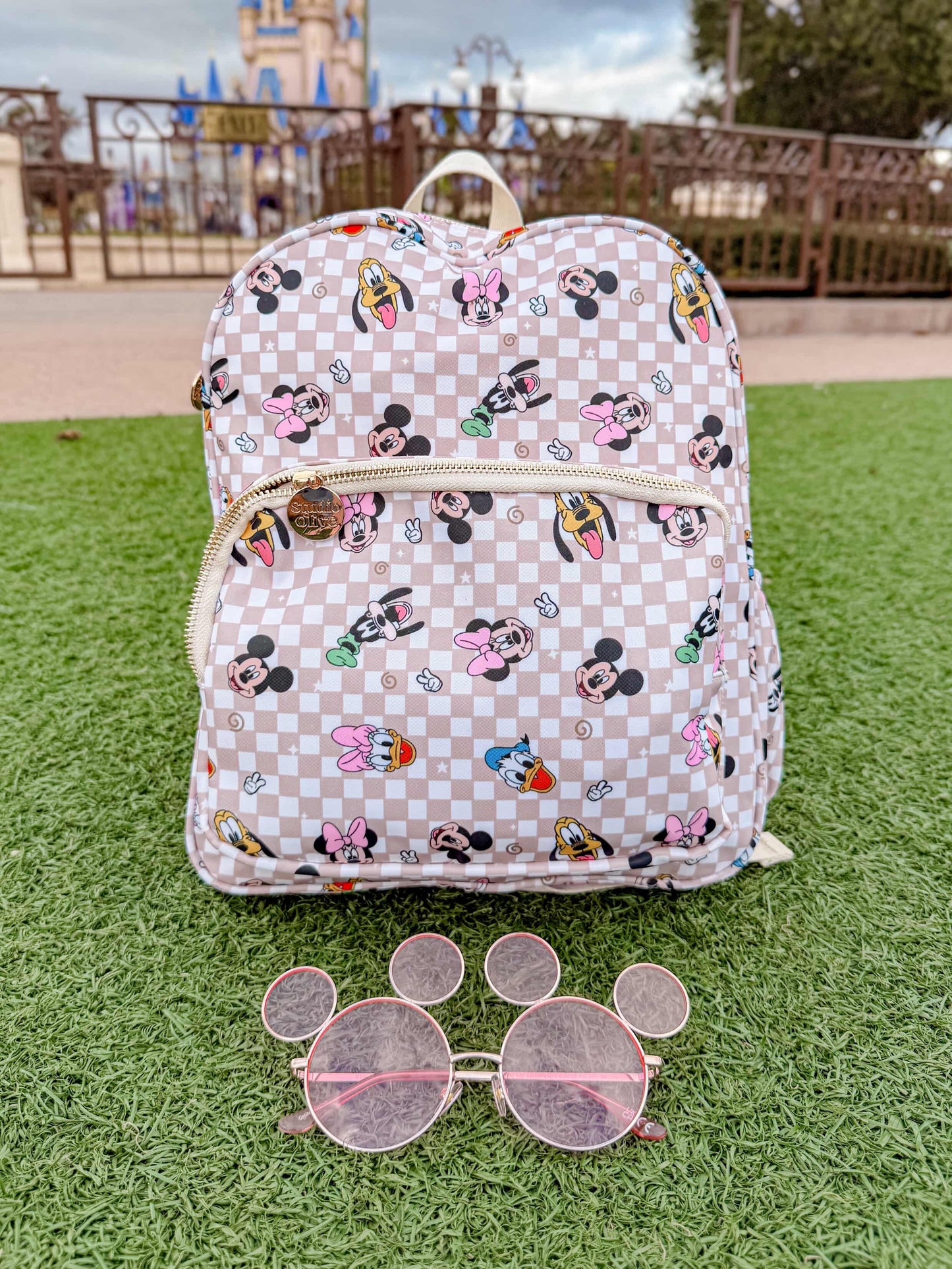 Magical Characters Checker Backpack