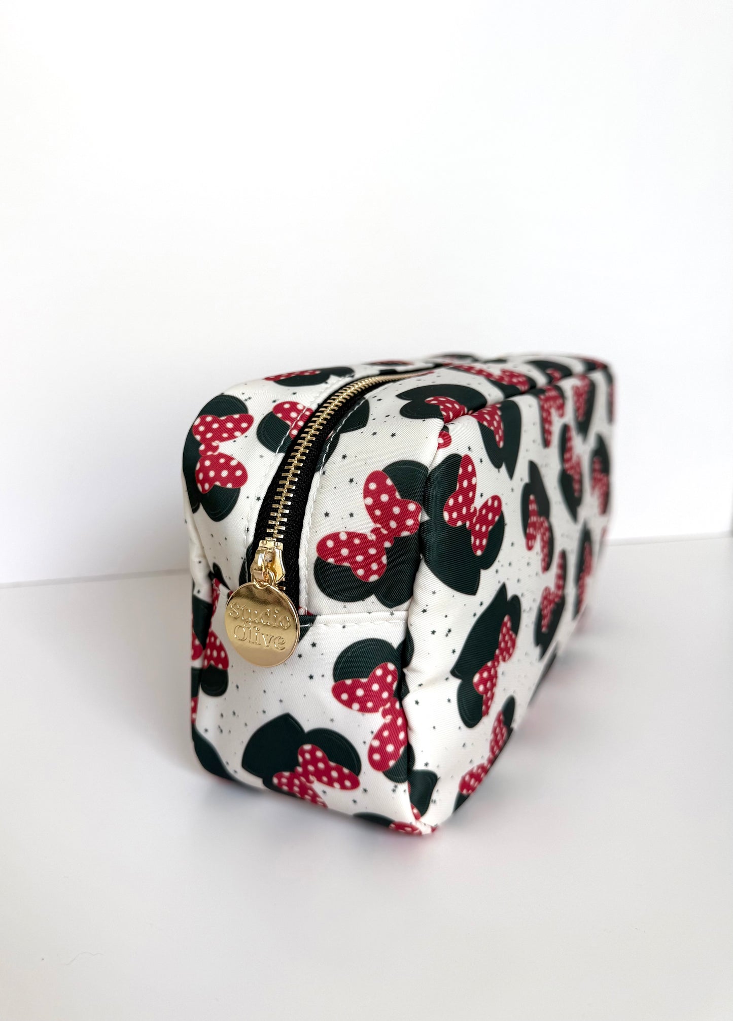 Mini Bow Hat Large Zipper Pouch