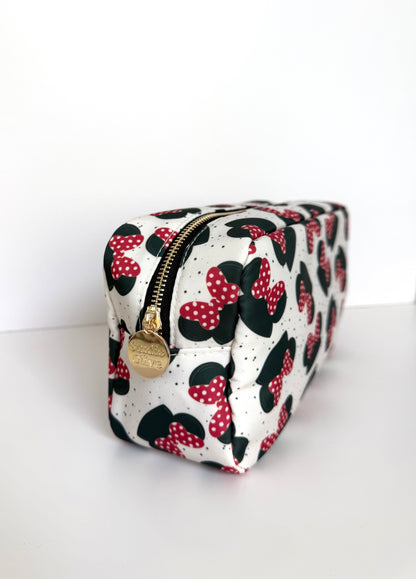 Mini Bow Hat Large Zipper Pouch
