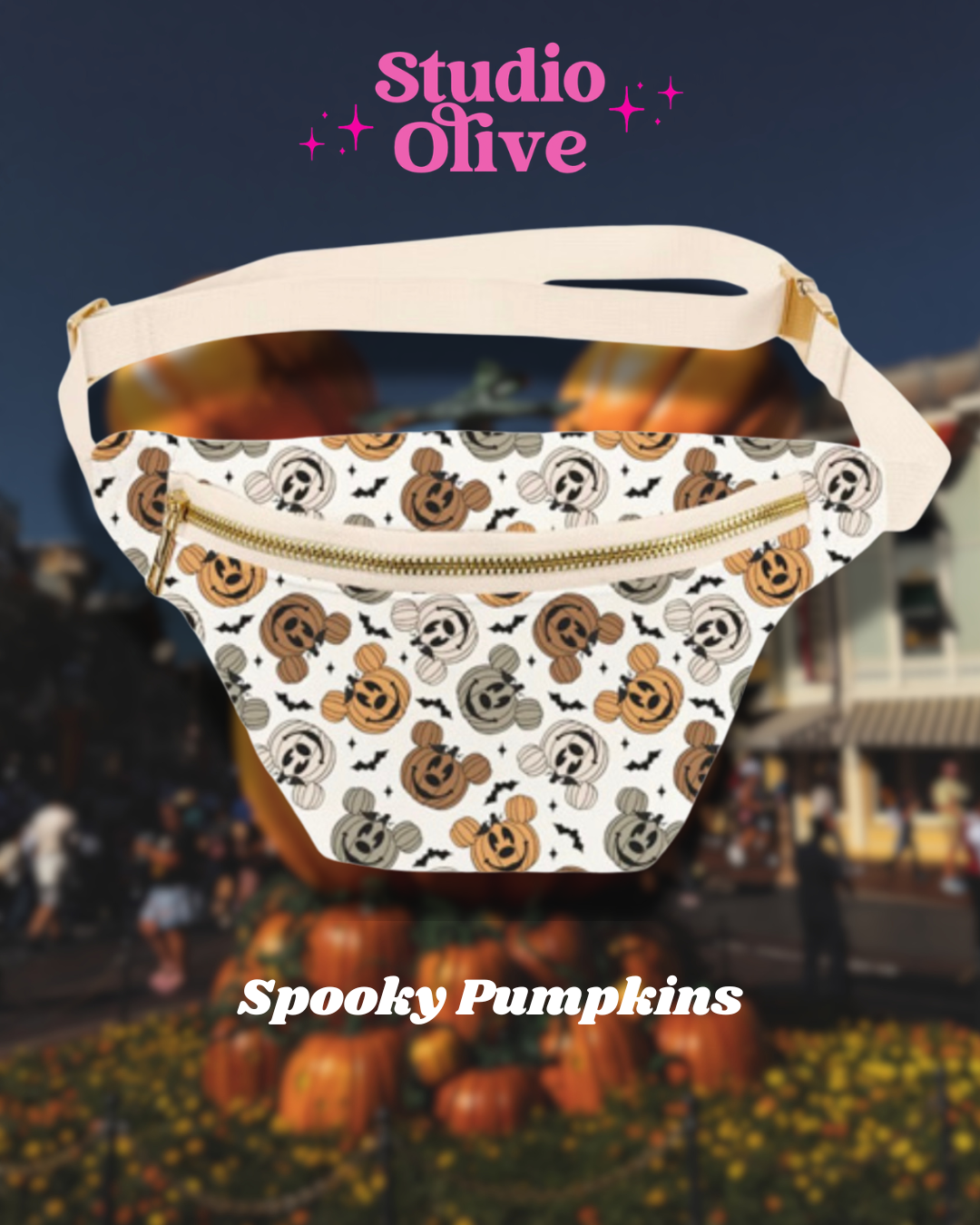 Spooky Pumpkins XL Belt Bag
