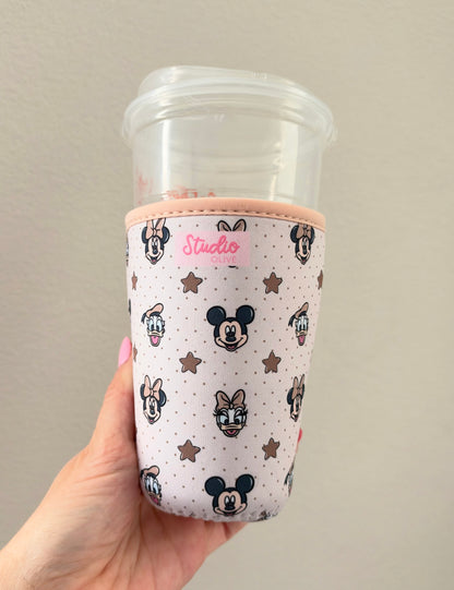 Characters Brown Drink Sleeve - Exclusive to Studio Olive