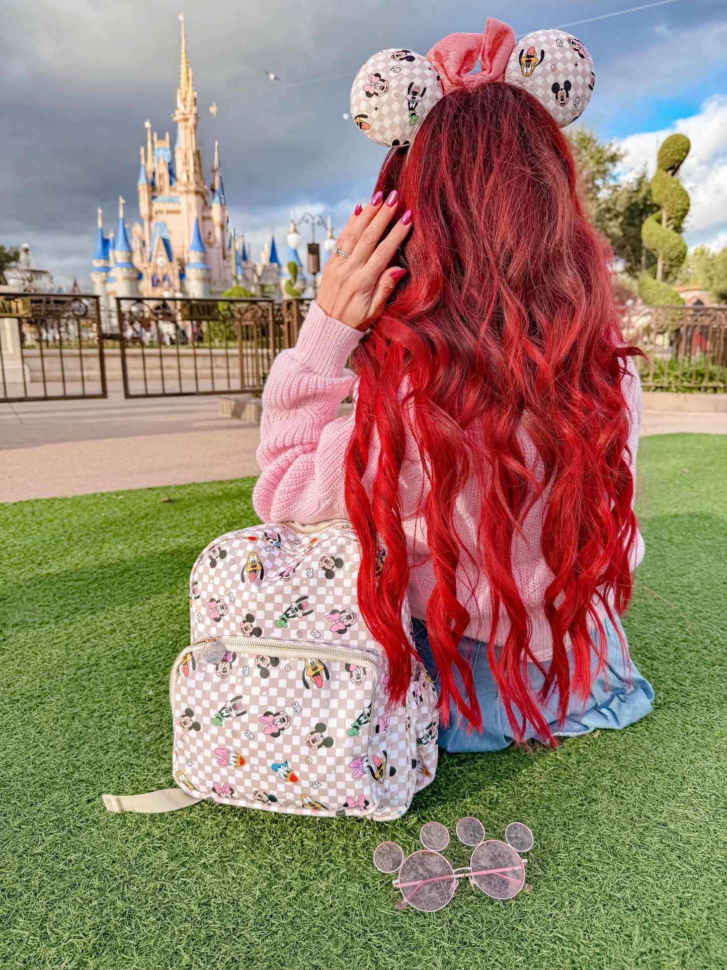 Magical Characters Checker Backpack