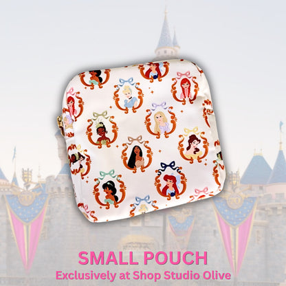 Princess Small Zipper Pouch - Exclusive Design- Ready to Ship