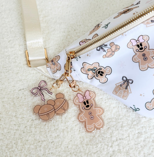 Gingerbread Cutie Bag Charm Keychain