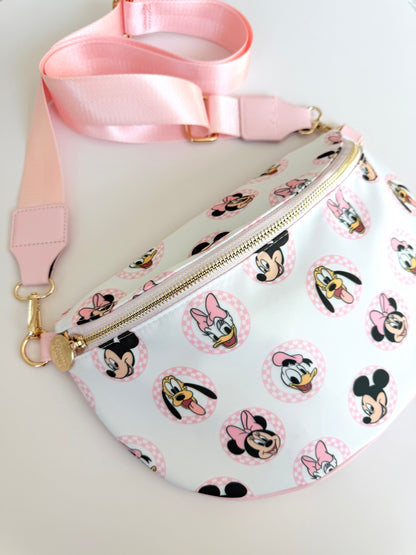 Pink Friends Crossbody Bag