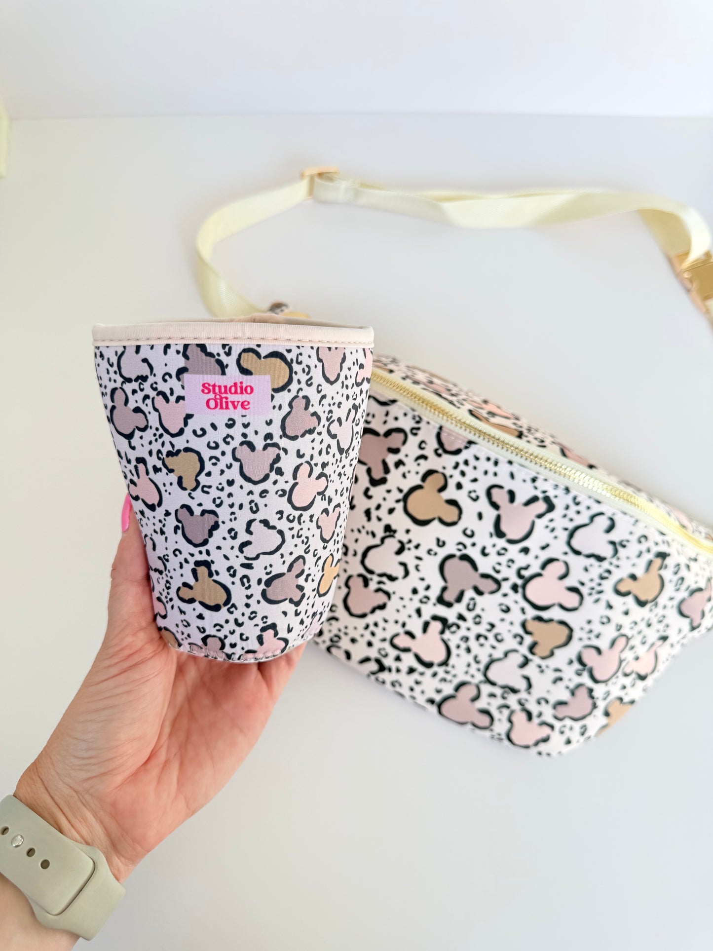 Leopard Mouse Drink Sleeve