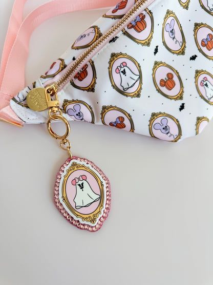 Coquette Halloween Acrylic Glitter Bag Charm - Exclusive to Studio Olive