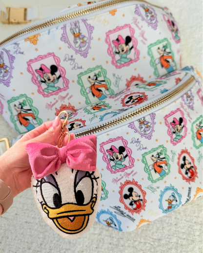 Daisy Girl Plush Bag Charm Keychain