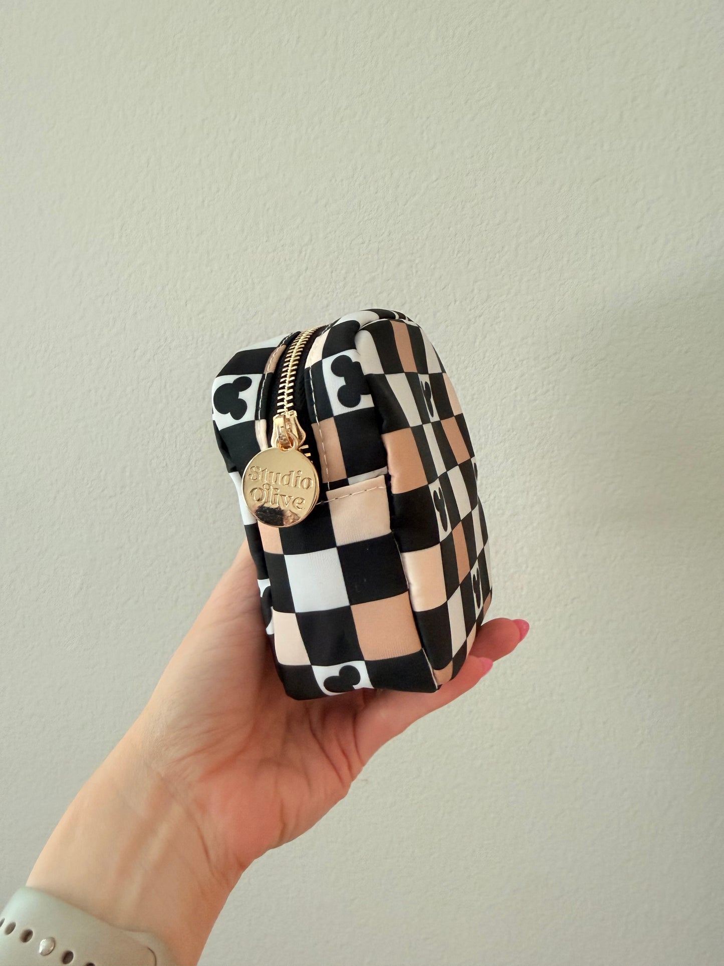 Magic Checker Small Zipper Pouch