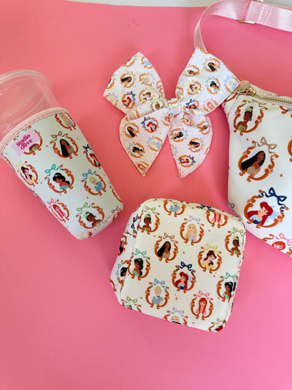 Princess Small Zipper Pouch - Exclusive Design- Ready to Ship