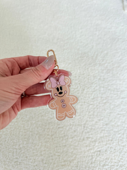 Gingerbread Cutie Bag Charm Keychain