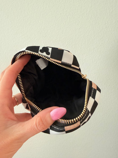 Magic Checker Small Zipper Pouch