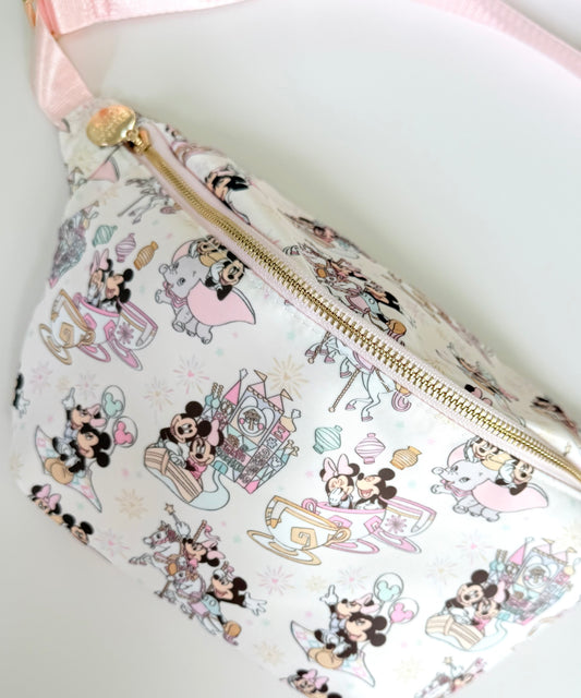 Magical Couple Teacups Characters XL Belt Bag