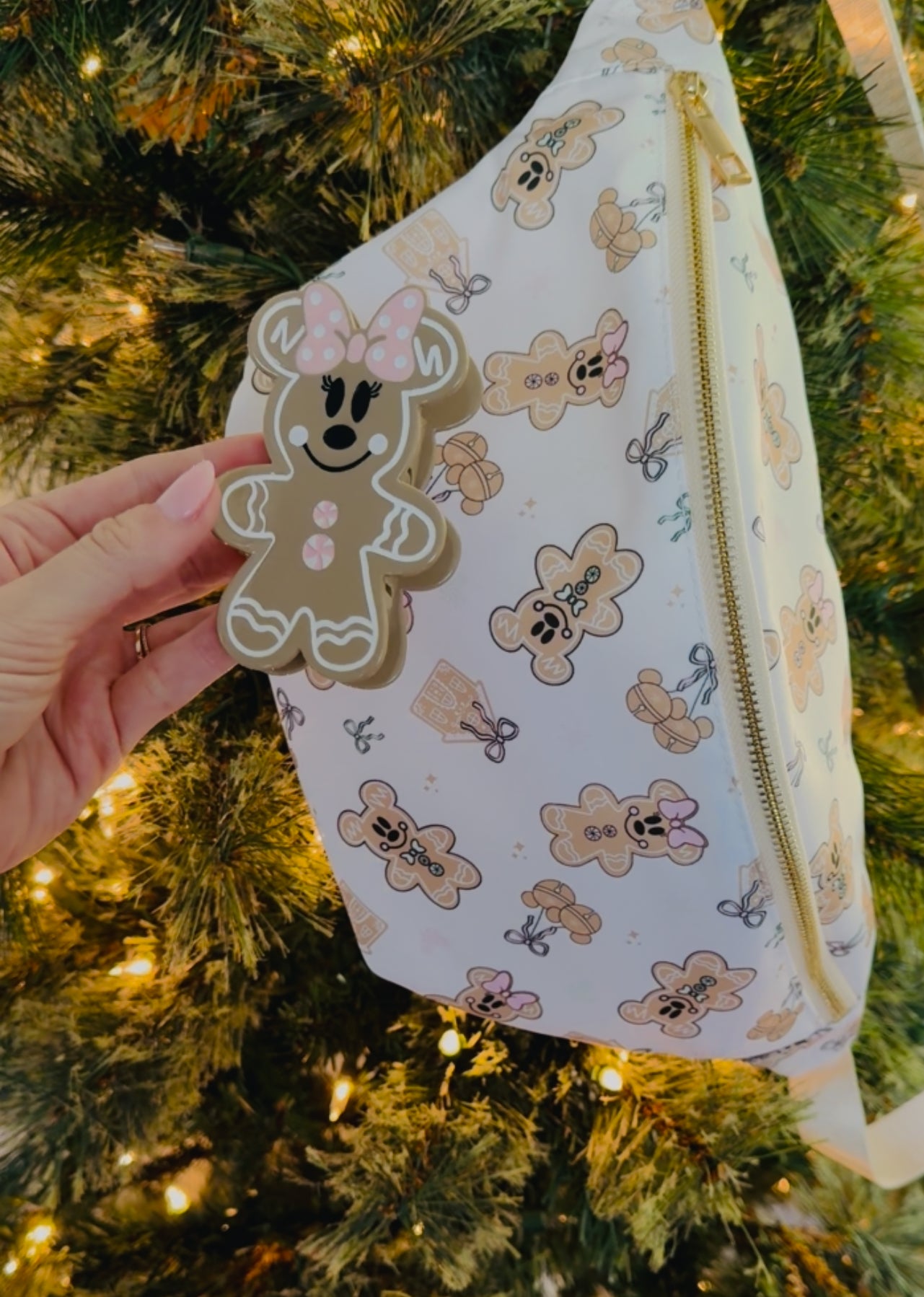 Gingerbread Cutie Holiday Claw clip