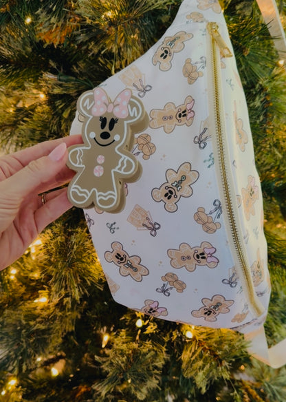 Gingerbread Cutie Holiday Claw clip