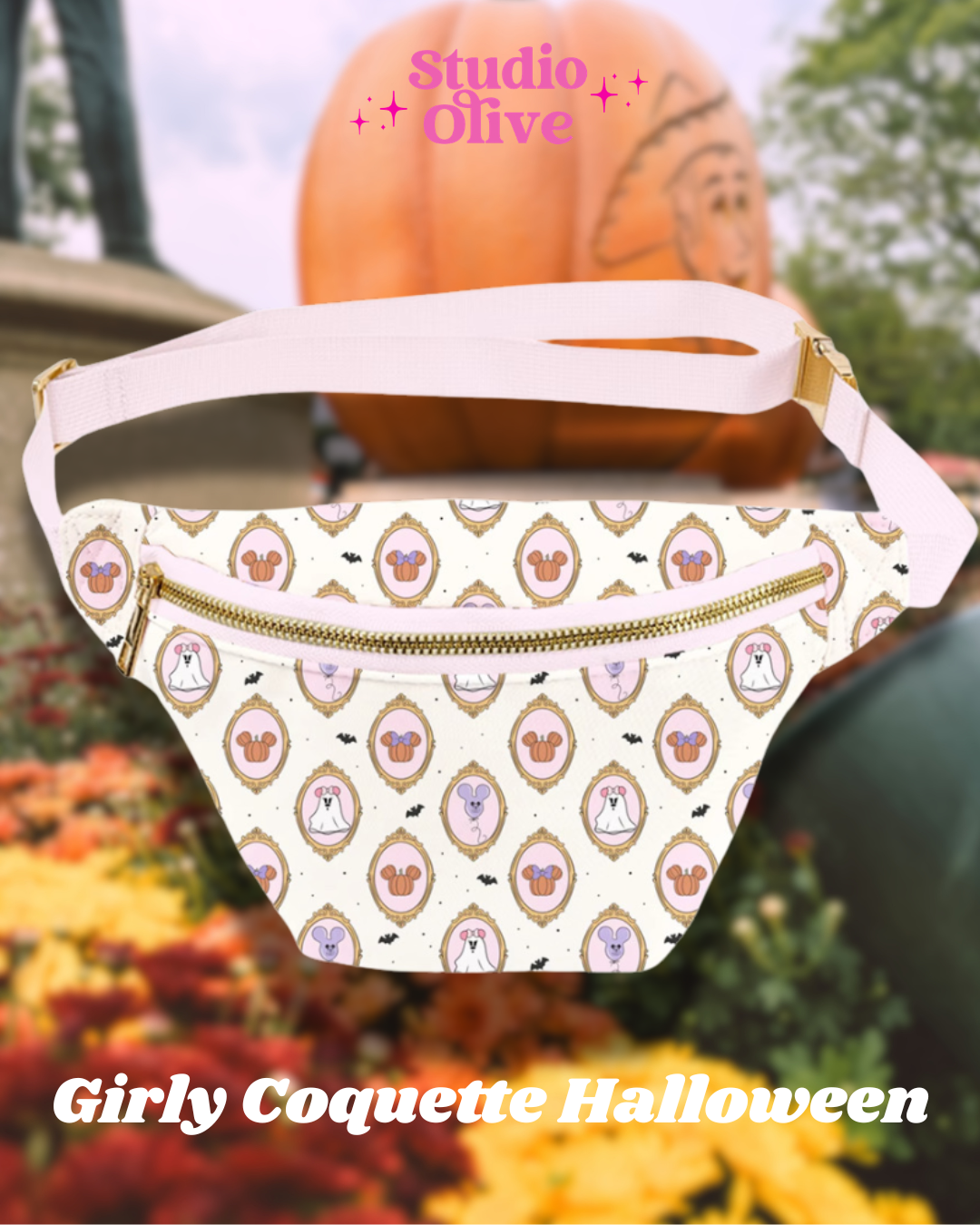 Girly Coquette Halloween XL Belt Bag - Exclusive to Studio Olive