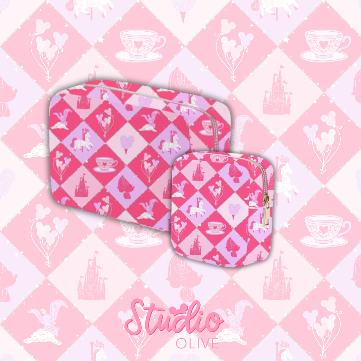Fantasyland Bundle - Crossbody Bag, Cup Sleeve, Small and XL Pouch