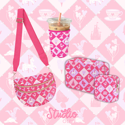 Fantasyland Bundle - Crossbody Bag, Cup Sleeve, Small and XL Pouch