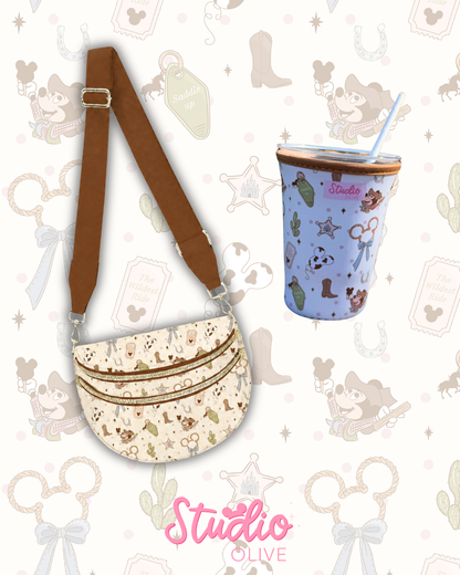 Mickey Frontierland Western Drink Sleeve - Exclusive to Studio Olive