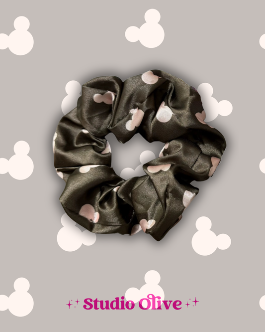 Magical Chocolate Neutral Satin 2inch Hair Scrunchie