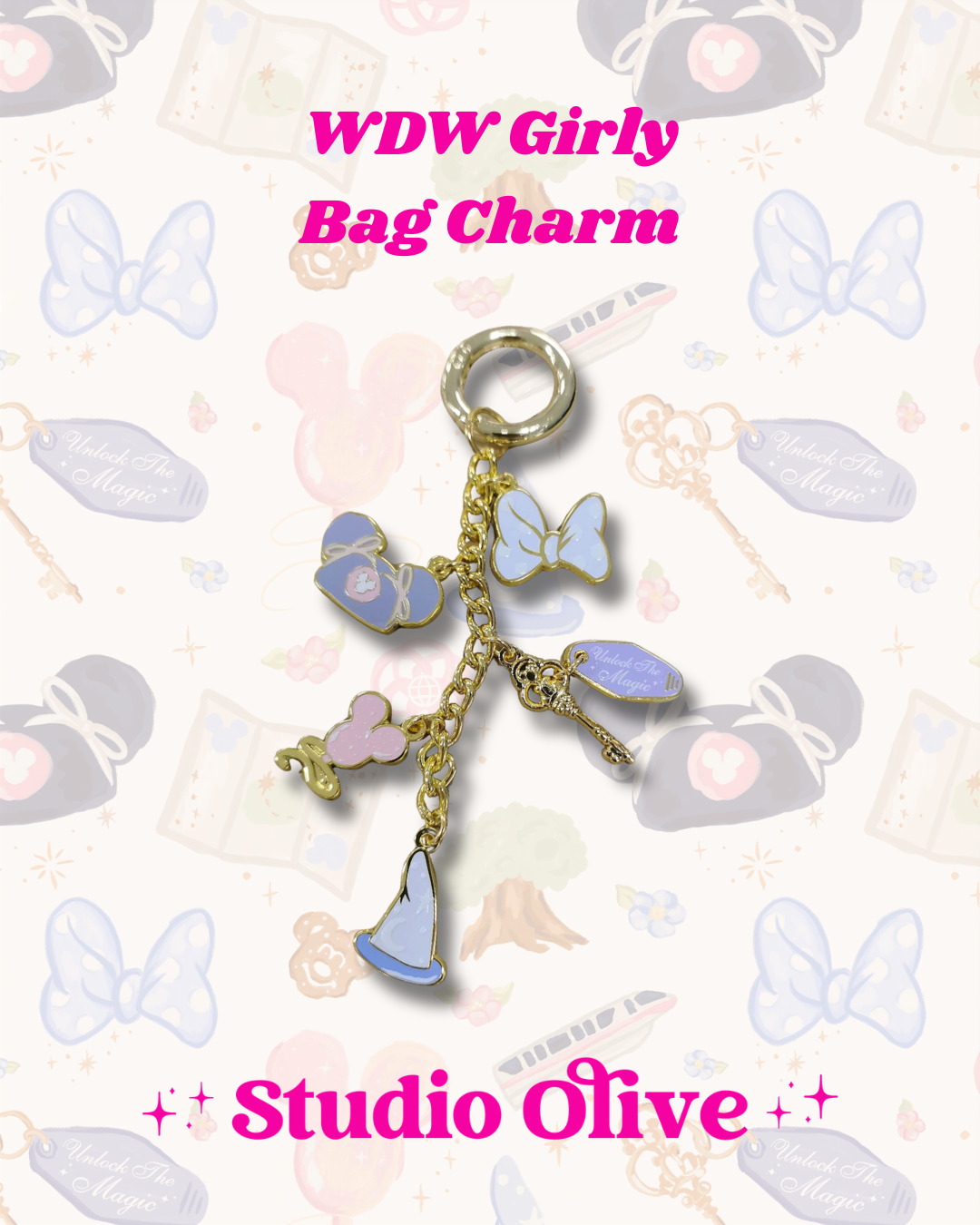 WDW Girly Bag Charm