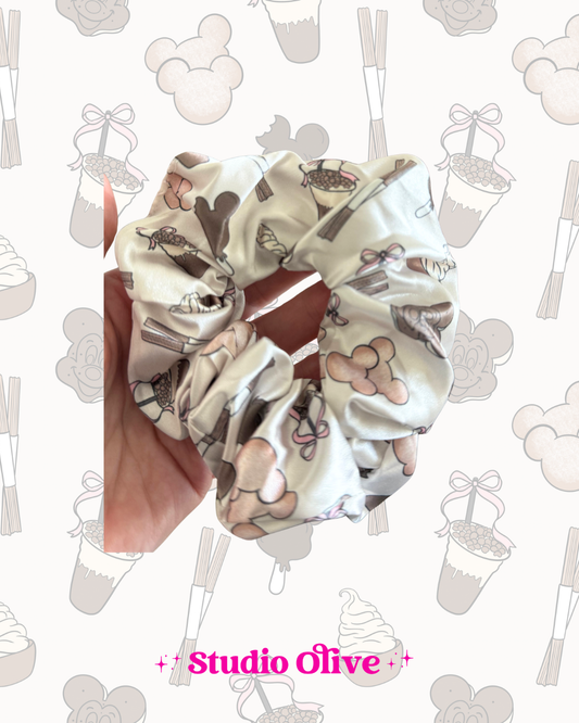 Park Snacks Satin 2inch Scrunchie
